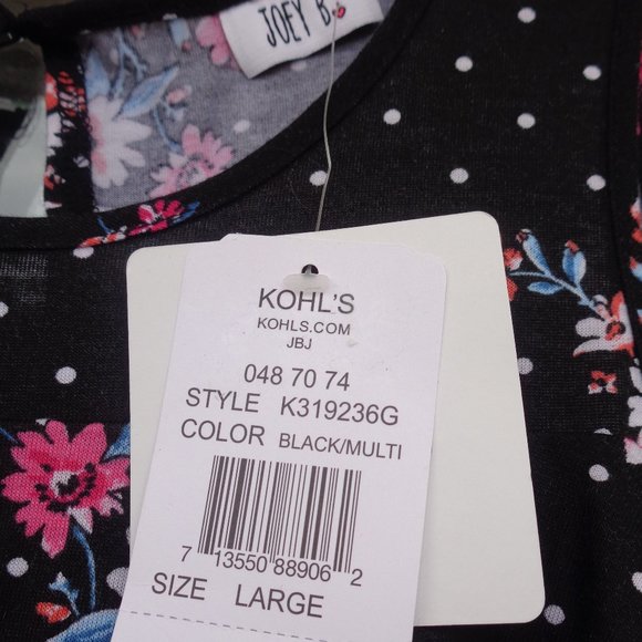 Joey B Floral polka dot print cold shoulder jumpsuit boho girls L - Picture 6 of 14